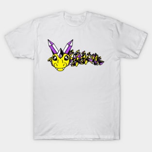 Nonbinary Pride Fidget Crystal Dragon T-Shirt